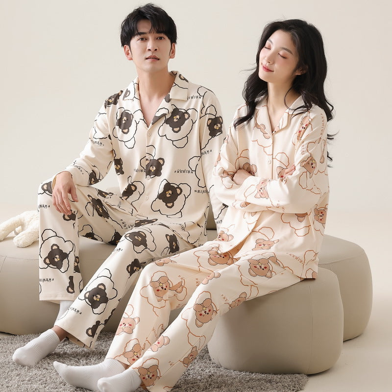 Matching Soft Loungewear Pajamas for Couples Cotton – Gullei