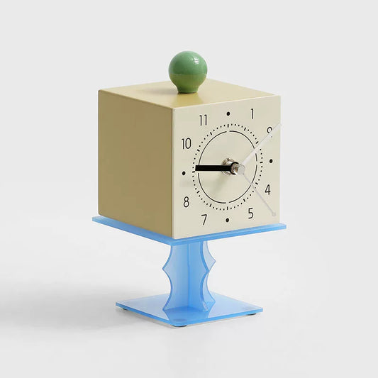 Nordic Cube Silent Pedestal Clock