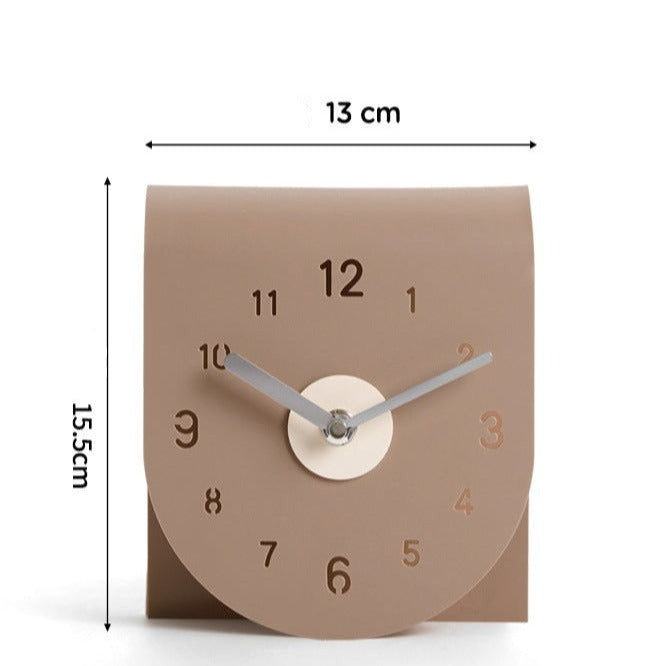 Creative Simple Study Table Clock (Silent, Non-Ticking)