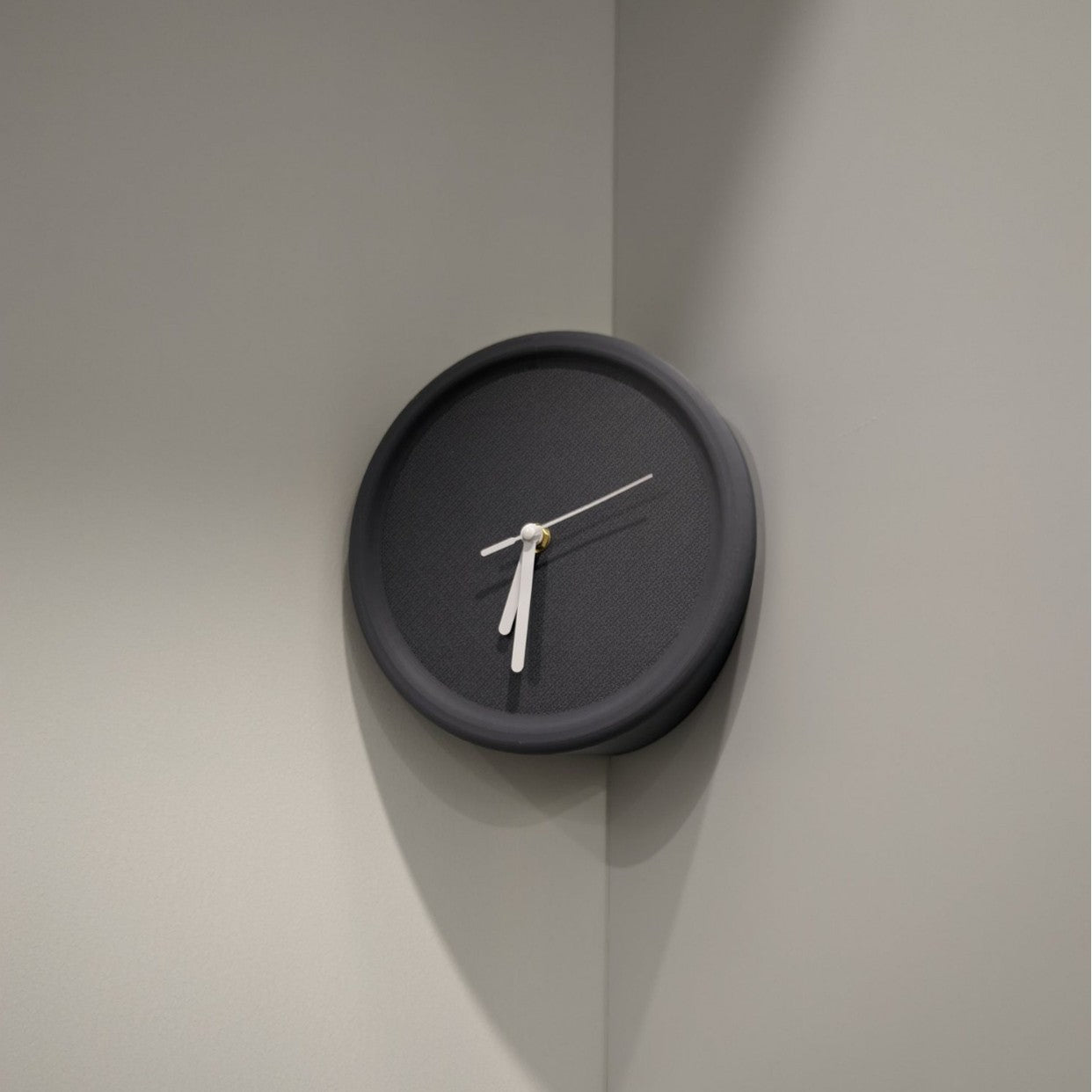 Minimalistic Nordic Analog Silent Wall Corner Clock