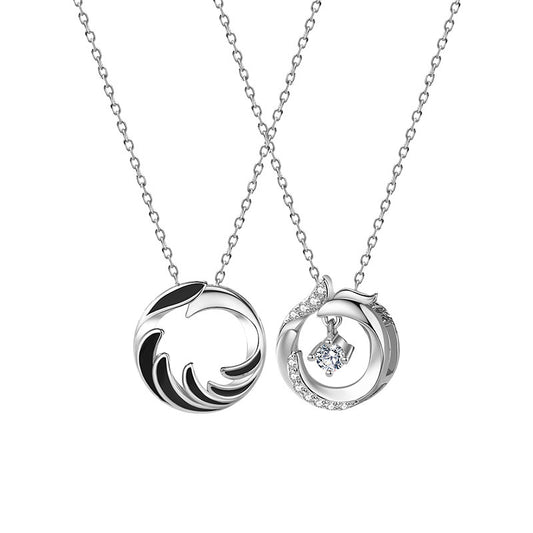 Phoenix Necklaces Set for Two - Sterling Silver