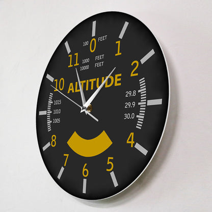 Wall Decoration Silent Clock Gift for Pilot