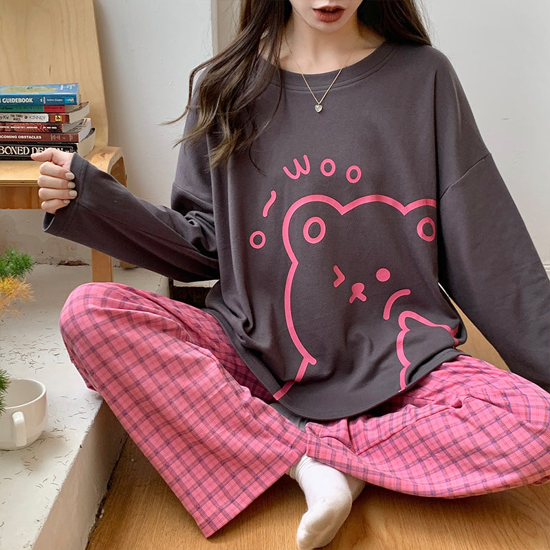Cozy Cotton Loungewear Pajamas Set for Women
