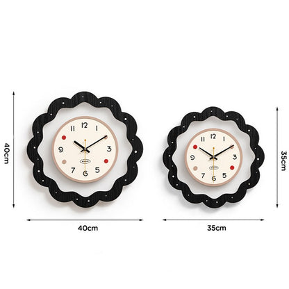 Flower Shaped Modern Decorative Wall Clock