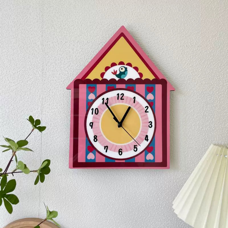 Bird House Analog Wall Decoration Clock