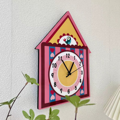 Bird House Analog Wall Decoration Clock