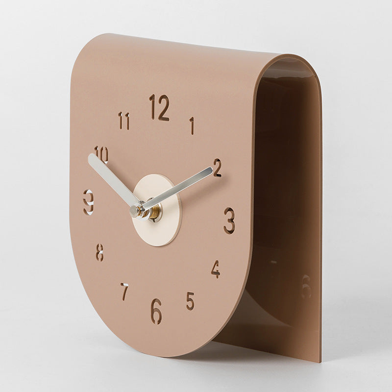 Creative Simple Study Table Clock (Silent, Non-Ticking)