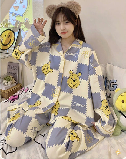 Nightwear Dress Soft Pajamas Set for Girls