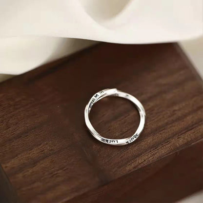 Mobius Love Luck Ring Gift for Women