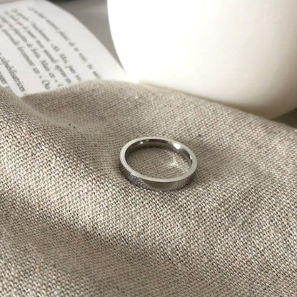 Engraved His and Hers Wedding Bands Set for Two