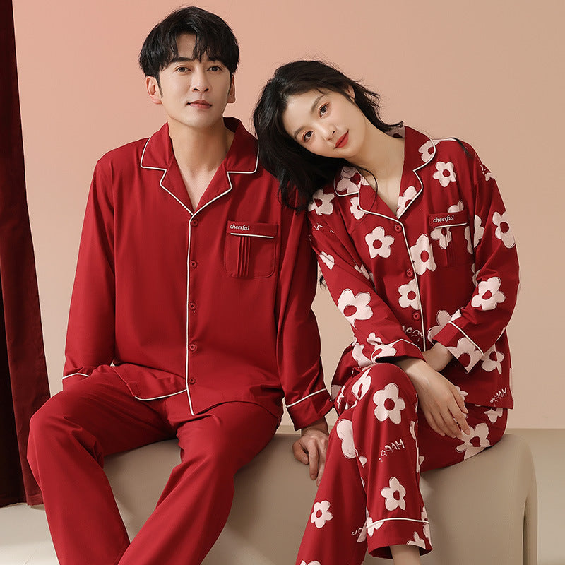 Couples Matching Pajamas Set for Bride and Groom