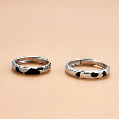 Romantic Matching Promise Rings for Him and Her