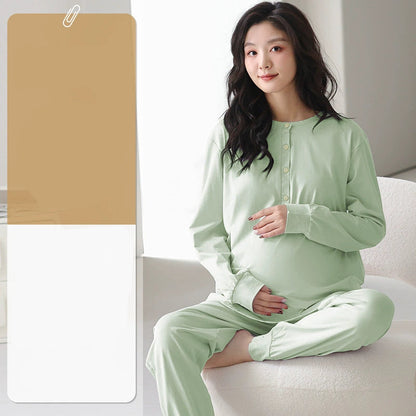 Long Sleeve Maternity Sleepwear Set