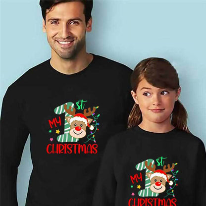 Matching Father and Daughter Christmas Shirts