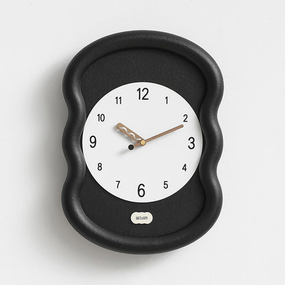 Long Minimalist Analog Silent Wall Clock