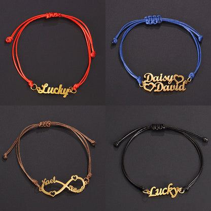 Custom Bracelet with Couples Names