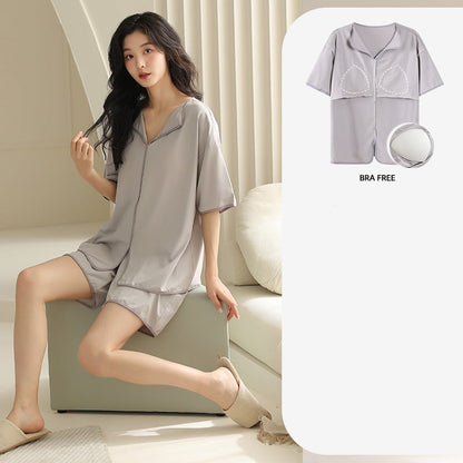 Two-Piece Romantic Summer Nightwear for Women