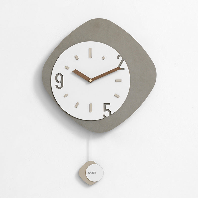 Modern Style Pendulum Wall Décor Clock