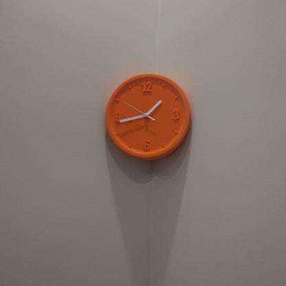 Minimalistic Nordic Analog Silent Wall Corner Clock