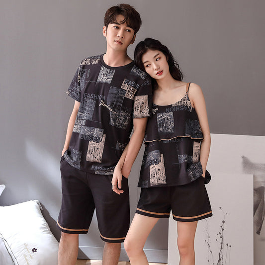 Couple Matching Cozy Summer Pajamas Set