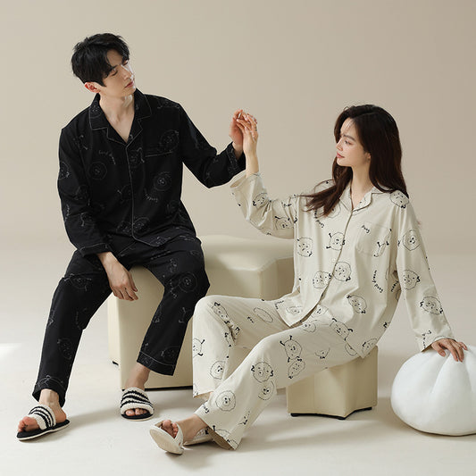 Cute Holiday Pajamas Set for Couples - A-grade Cotton