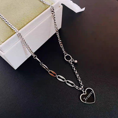 Forever Heart Charm Women Necklace