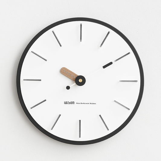 36cm Silent Wall Clock - Modern Minimalist Scandinavian Design
