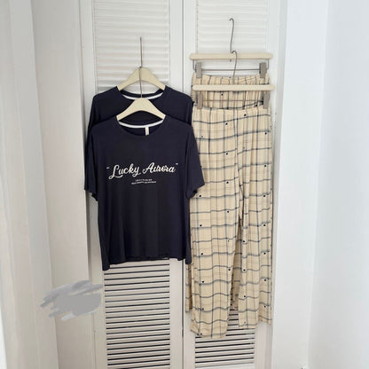 Minimalist Modal Couple's Pajama Set | Sophisticated & Silky Comfort
