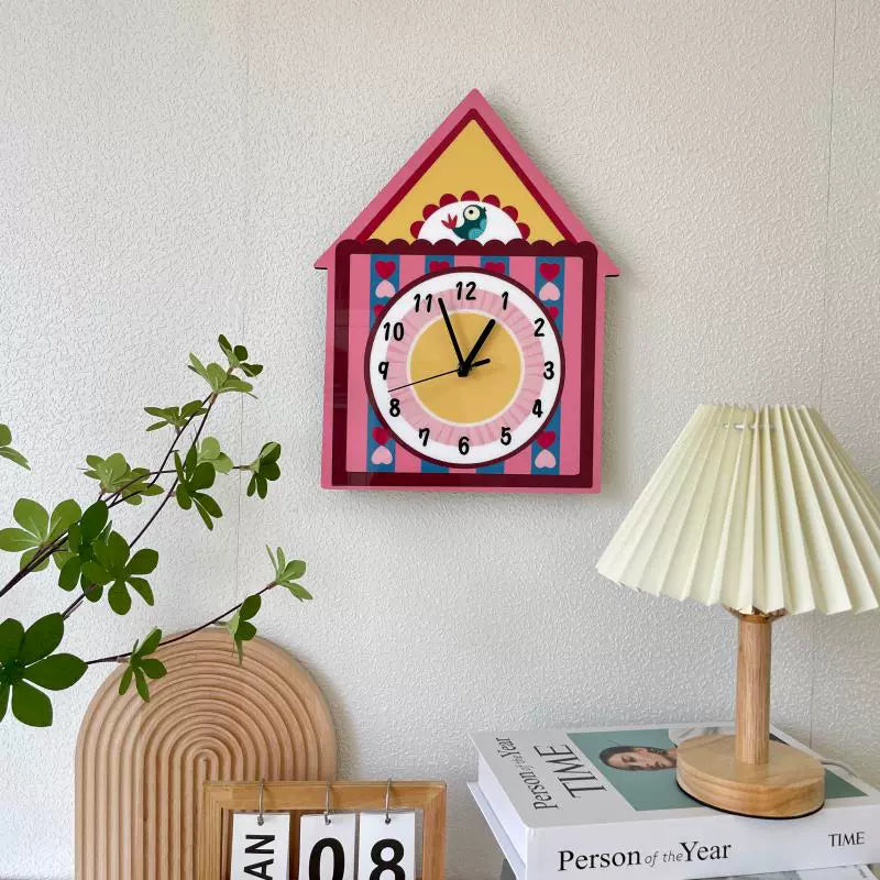 Bird House Analog Wall Decoration Clock