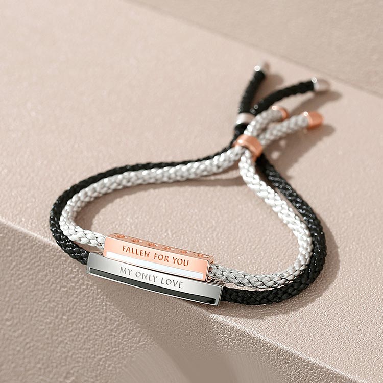 Personalised Suede Friendship Charm Bracelet By Penelopetom |  notonthehighstreet.com