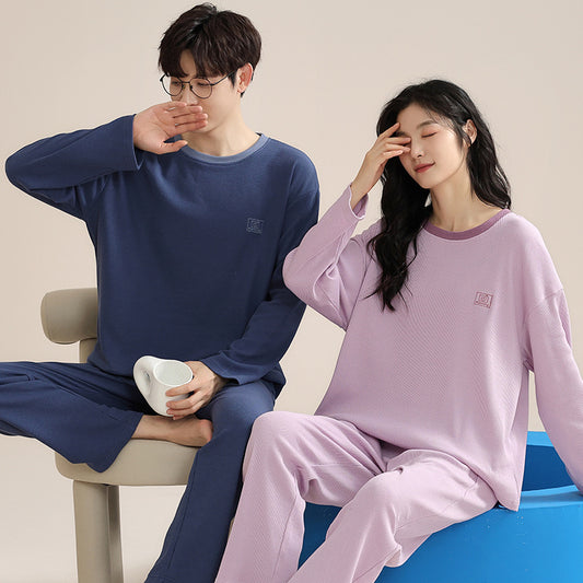 Pure Cotton Pajamas Set for Men and Women