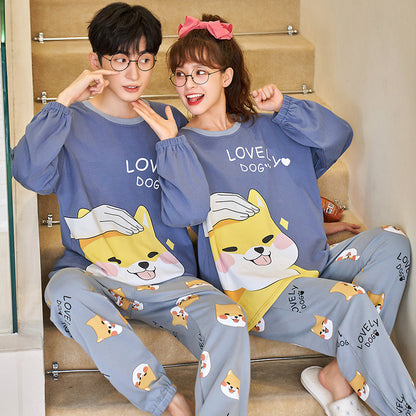 Matching Cute Dog PJs Loungewear Set