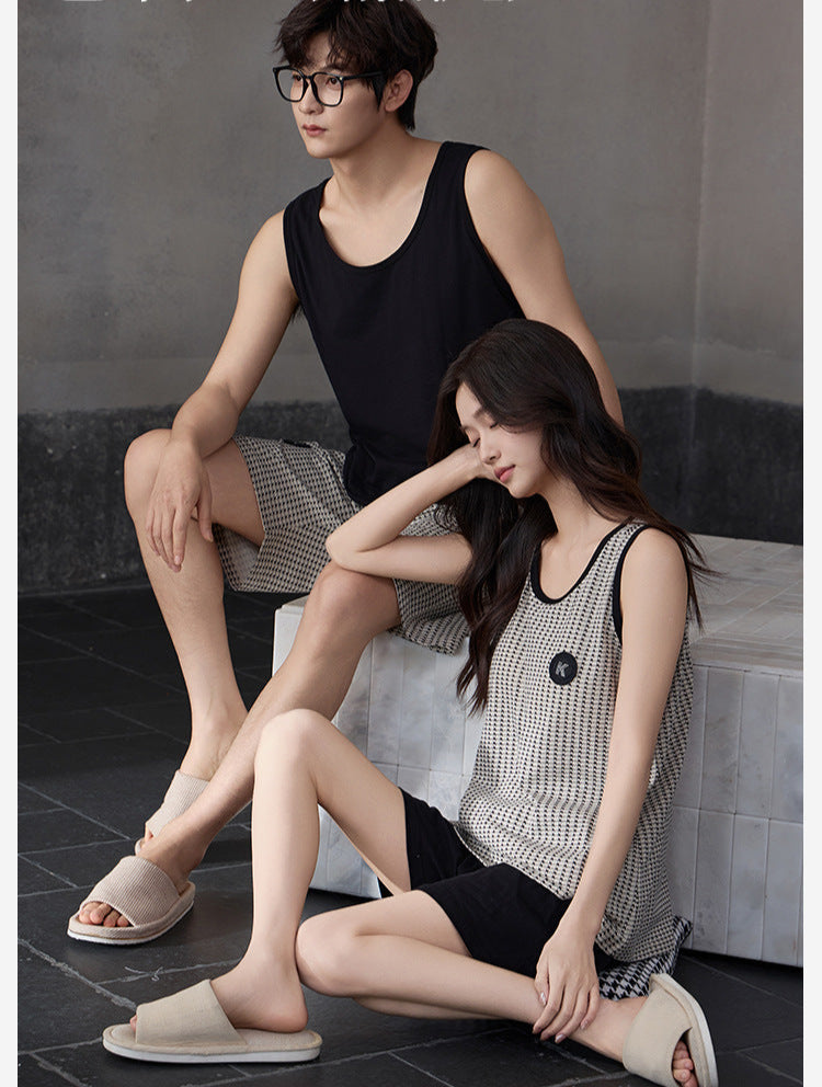 Soft Modal Couple PJs - Sleeveless Summer Set