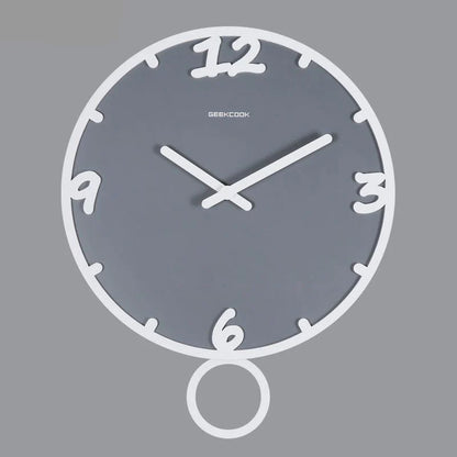 Nordic Ring-Pendulum Silent Wall Clock (13.8")