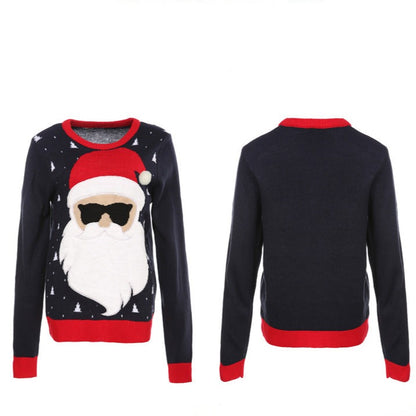 Cute Santa Ladies Christmas Jumper Holiday Sweater