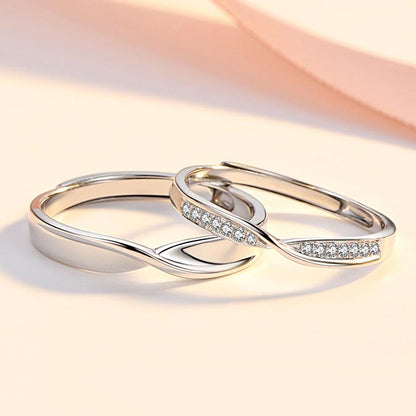 His and Hers Engagement Rings Set for 2