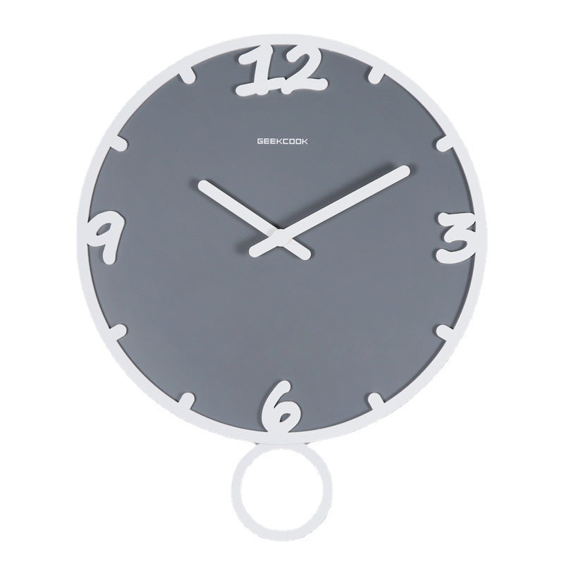 Nordic Ring-Pendulum Silent Wall Clock (13.8")