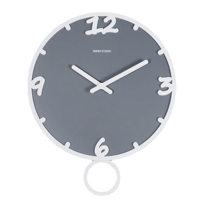 Nordic Ring-Pendulum Silent Wall Clock (13.8")