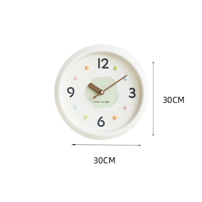 Cute Minimalist Wall Décor Silent Clock – Charming & Functional Design