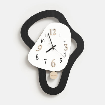 Irregular Shaped Analog Wall Clock