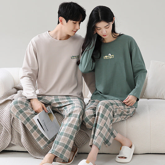 Pure Cotton Soft PJs Loungewear Set for Couples