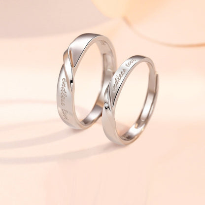 Endless Love Personalized Rings Set His and Hers