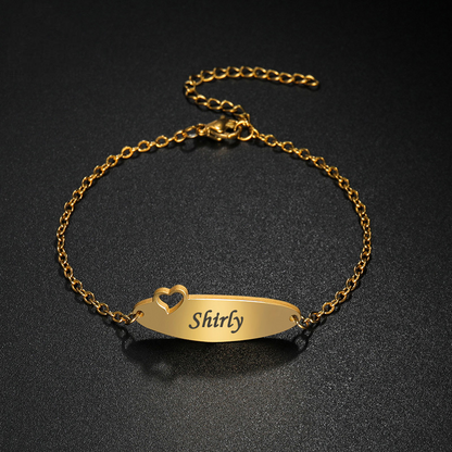 Personal Name Plate Bracelet