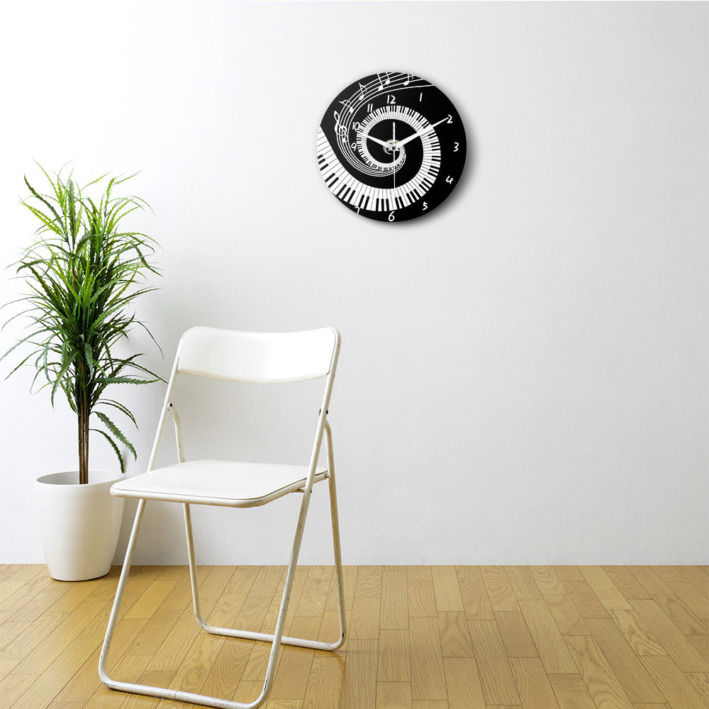 Wall Deco Clock Gift for Pianist