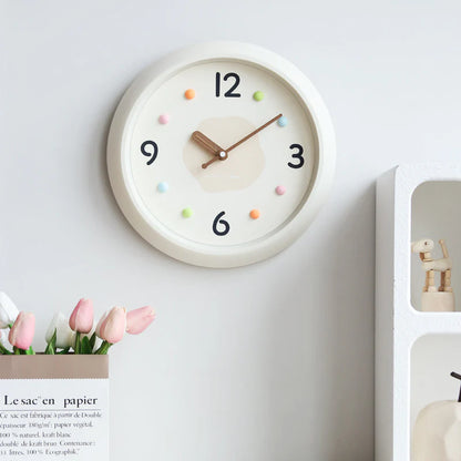Cute Minimalist Wall Décor Silent Clock – Charming & Functional Design