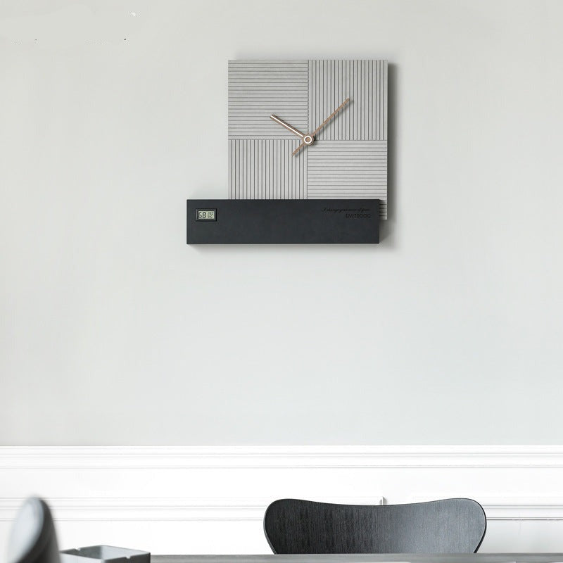 Nordic Minimalist Wall Clock (Silent, Non-Ticking)