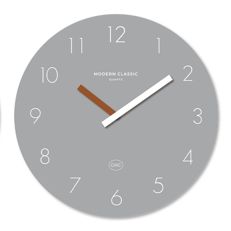 Nordic Minimalistic Analog Silent Wall Clock
