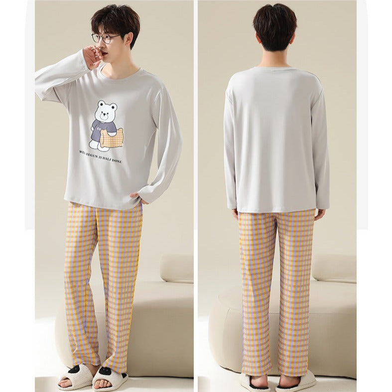 Cute Matching Pajamas for Men and Women 100% Cotton