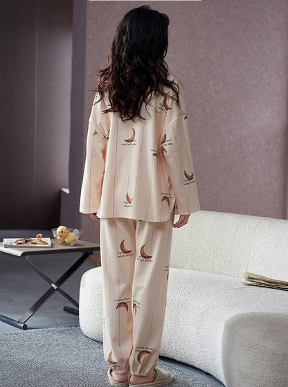 Matching Pajamas Set for Couples Pure Cotton