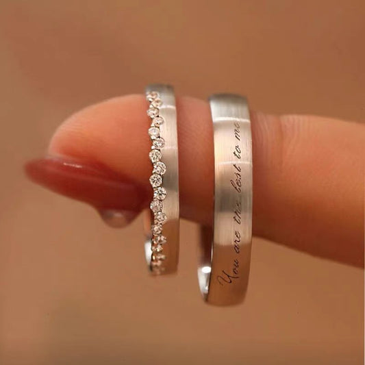 Matching His Hers Couple Wedding Rings Set Gullei.com